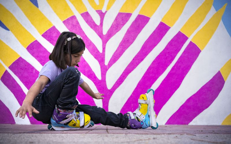 Dětské aggressive brusle na street